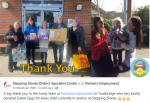 Stepping Stones says Thank you for their Easter Eggs Donations